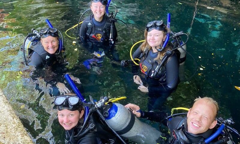 cave diving in Mexico- buceo en cuevas en México (4)